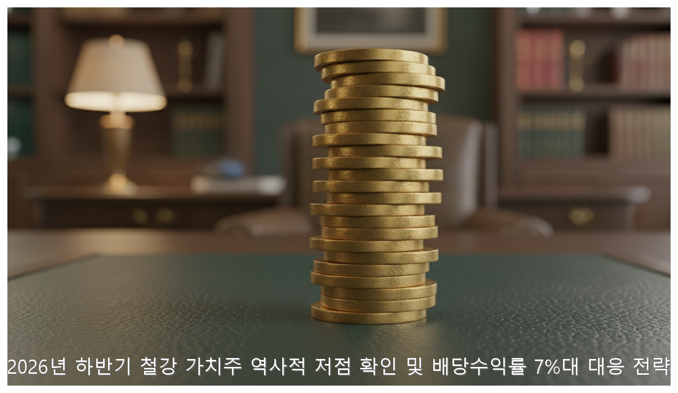 2026년 하반기 철강 가치주 역사적 저점 확인 및 배당수익률 7%대 대응 전략 핵심 안내 및 분석 인포그래픽 (3)