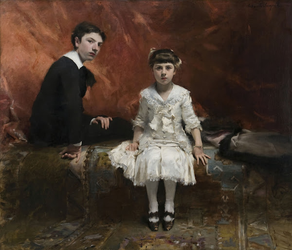Portrait of Édouard and Marie Louise Pailleron 1881