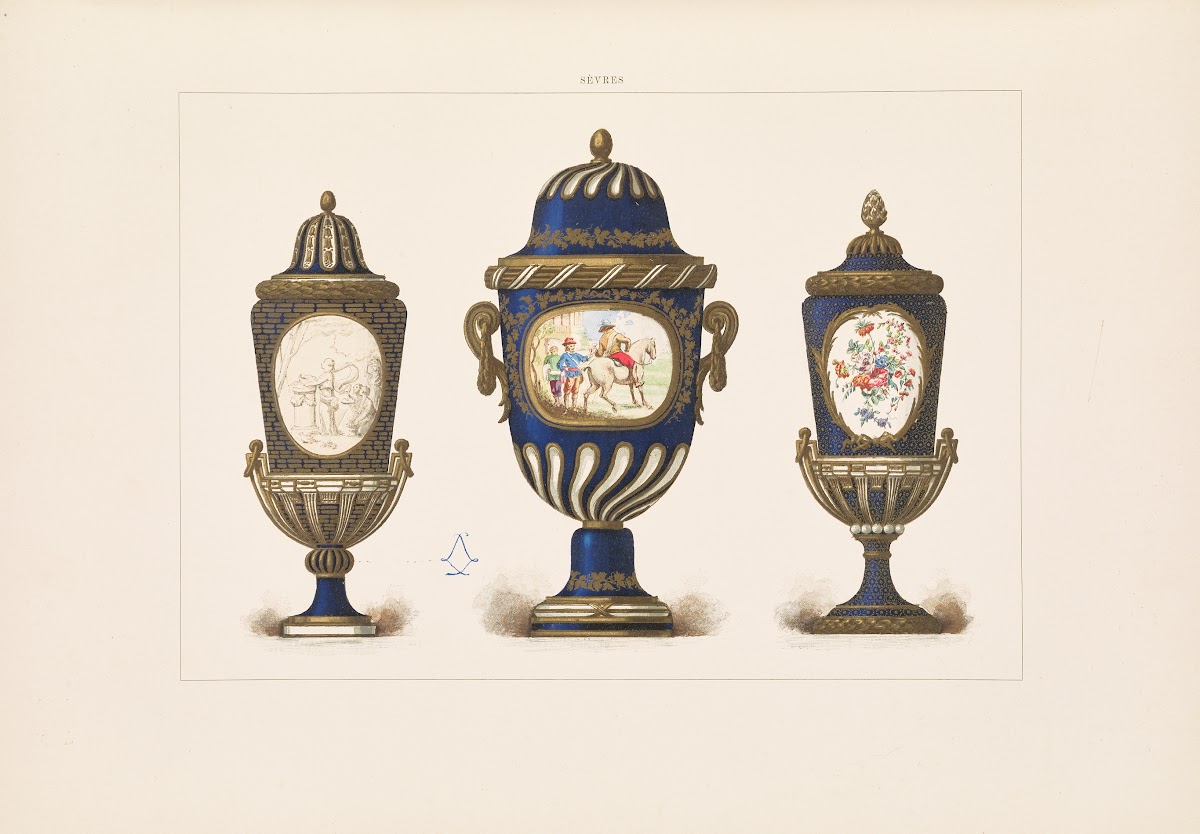 The soft porcelain of Sevres Pl23 1892