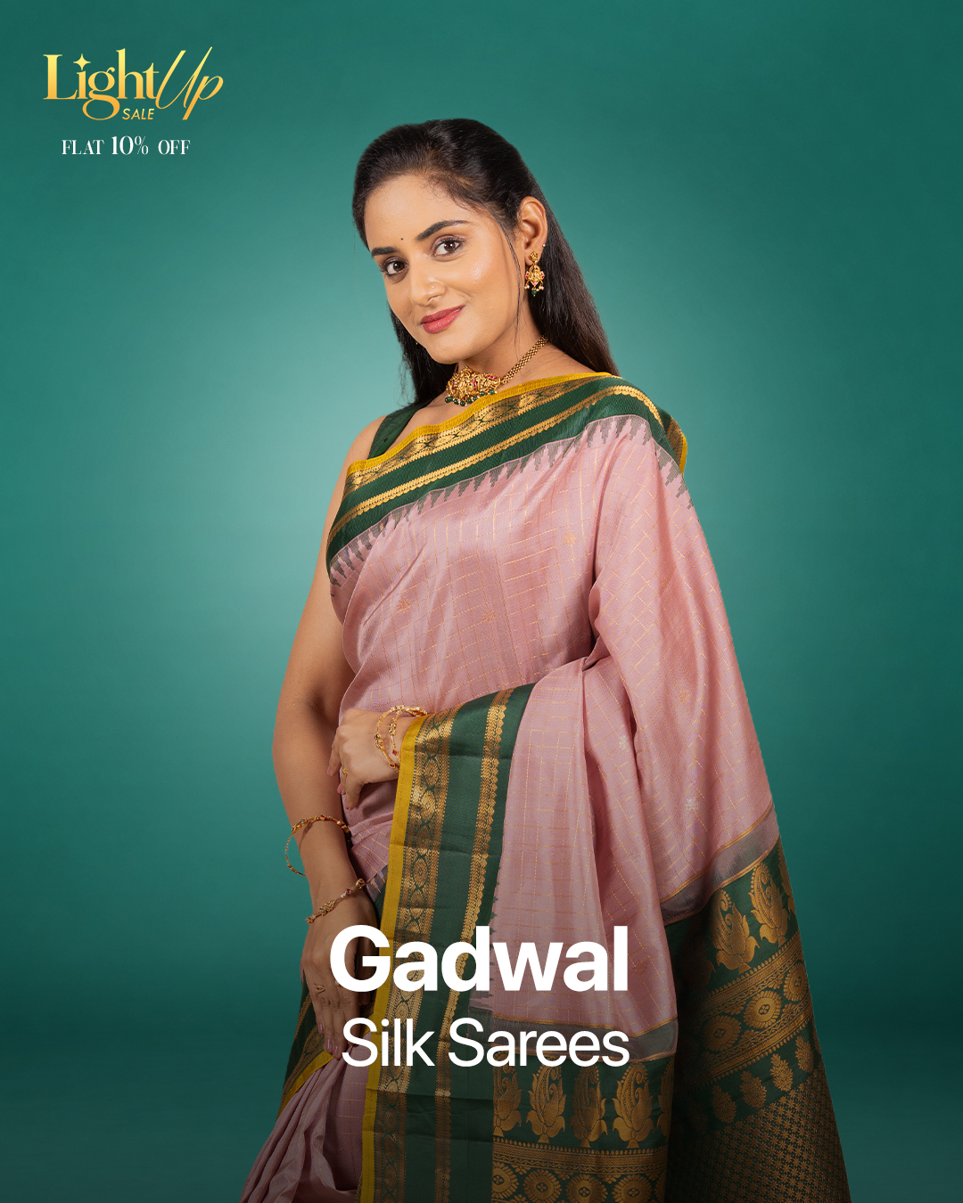 Pure Gadwal Silk Sarees