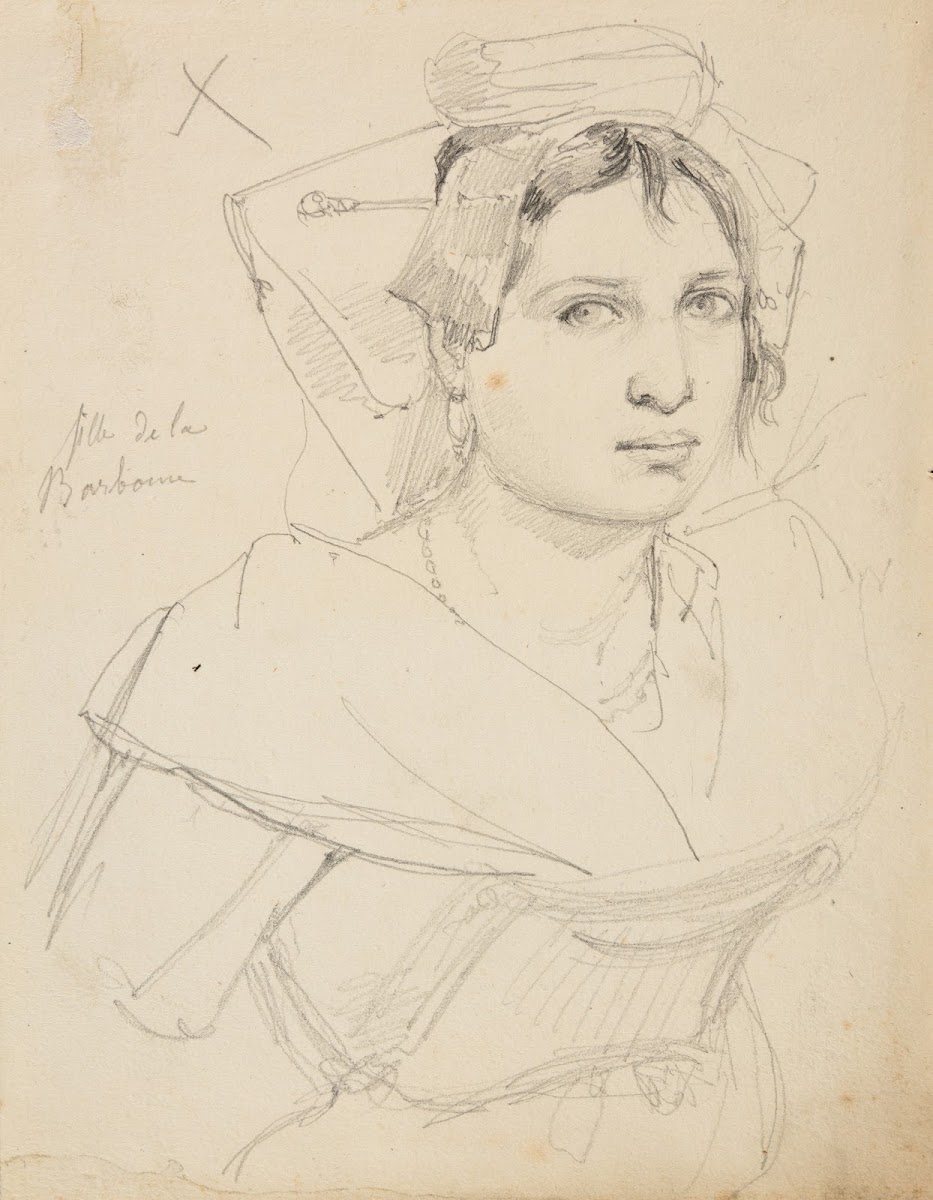 Étude de buste de femme
