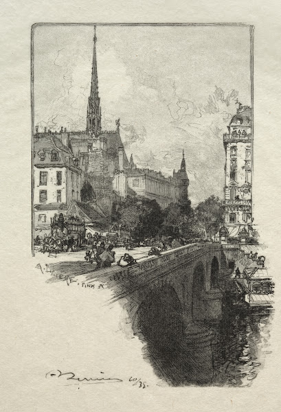 Le Pont St Michel 1890