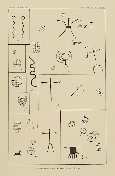Petroglyphs in Owens Valley California 3 1894