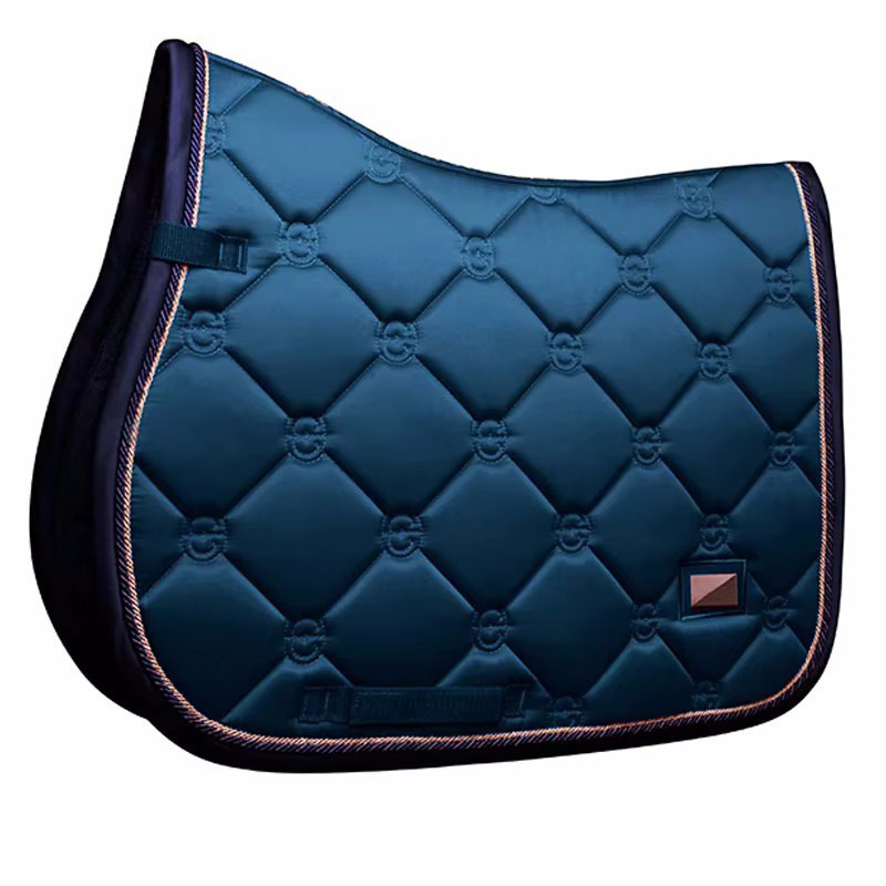 Satin saddle pad