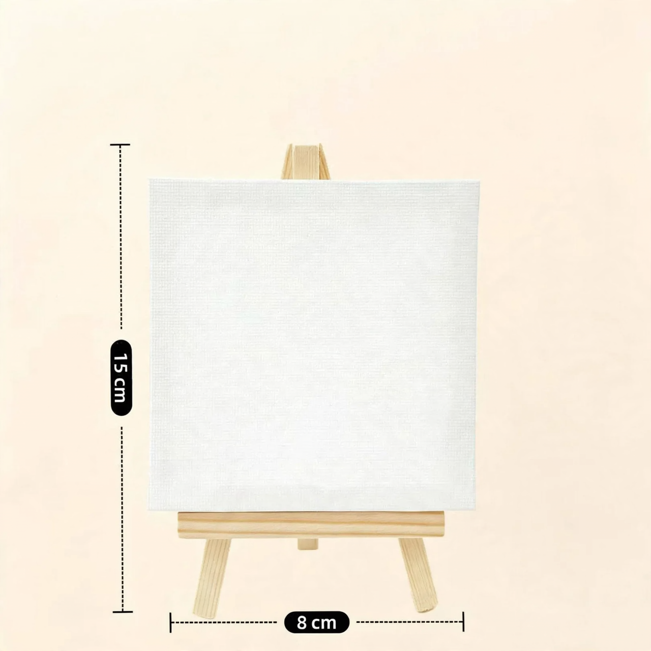 Small wooden easel made of pine