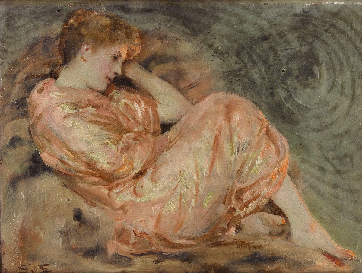 Reclining woman