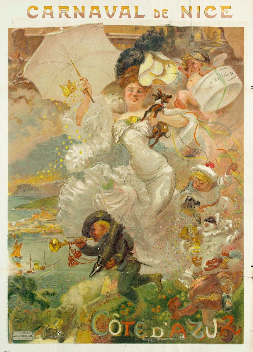 Carnaval De Nice Cote Dazur Between 1880 And 1900