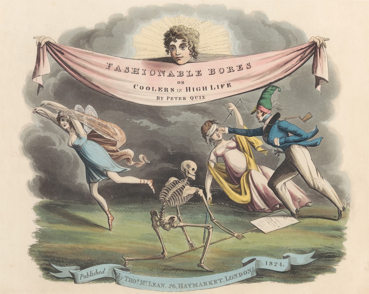 Fashionable Bores or Coolers in High Life  Title page 1824