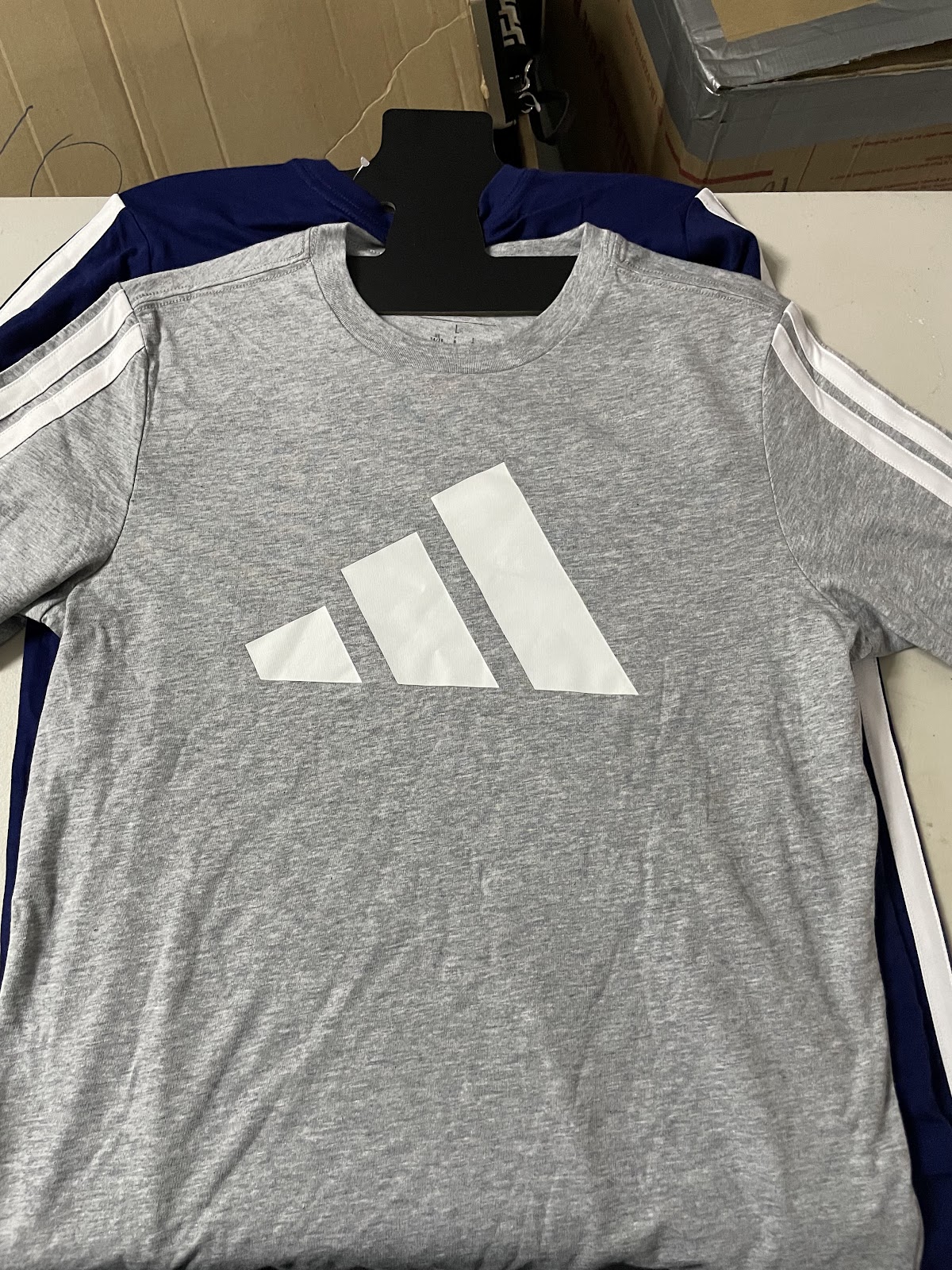 Adidas Kids Longsleeve 2pack Grey Navy L #1340