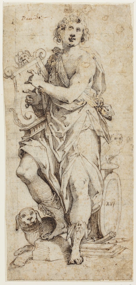 David med harpe