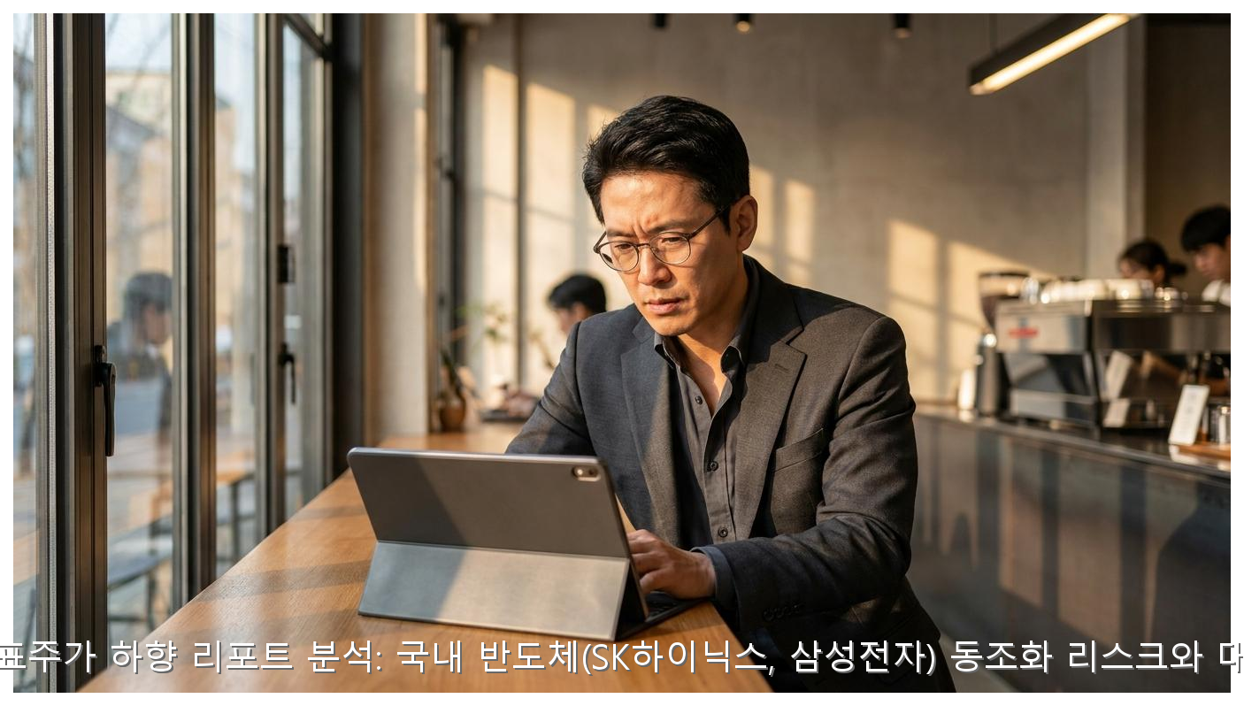 마이크론 목표주가 하향 리포트 분석: 국내 반도체(SK하이닉스, 삼성전자) 동조화 리스크와 대응 시나리오 핵심 안내 및 분석 인포그래픽 (2)