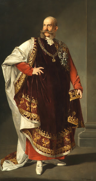 Kaiser Franz Joseph I im Ornat des Ordens vom Goldenen Vlies 1893