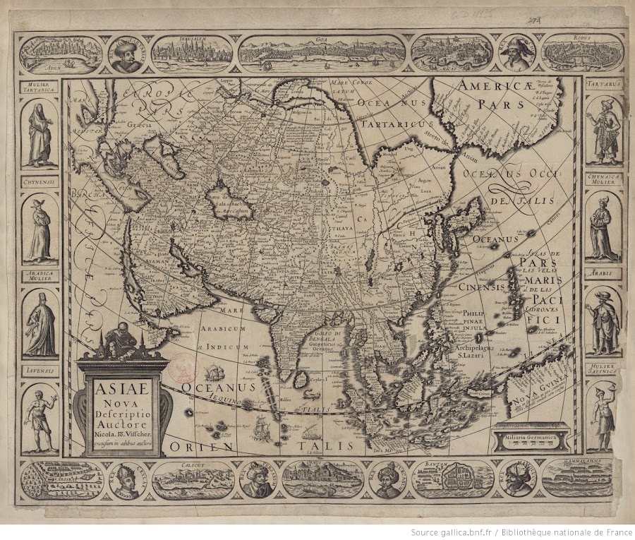 1636_Asiae nova descriptio / Auctore Nicola. Jo Visscher_Visscher