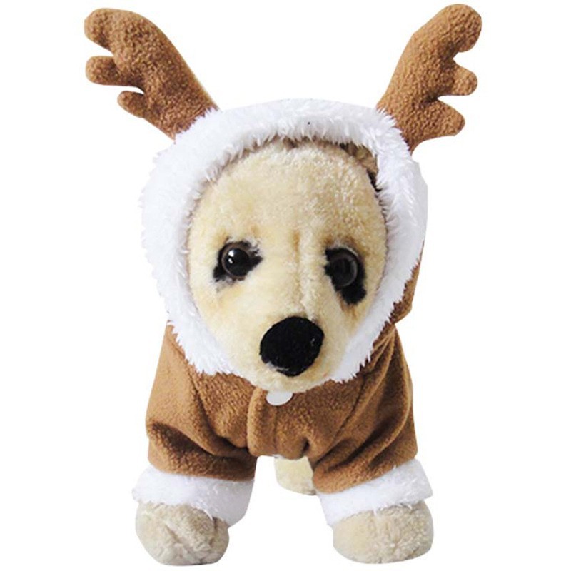 Reindeer costume for dogs, with hood