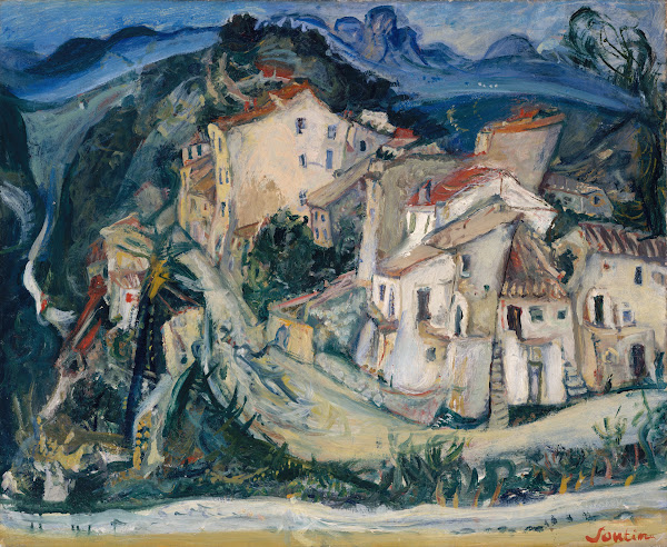 View of Cagnes circa 192425
