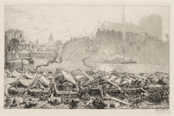 Le Grande Marché aux Pommes 1917
