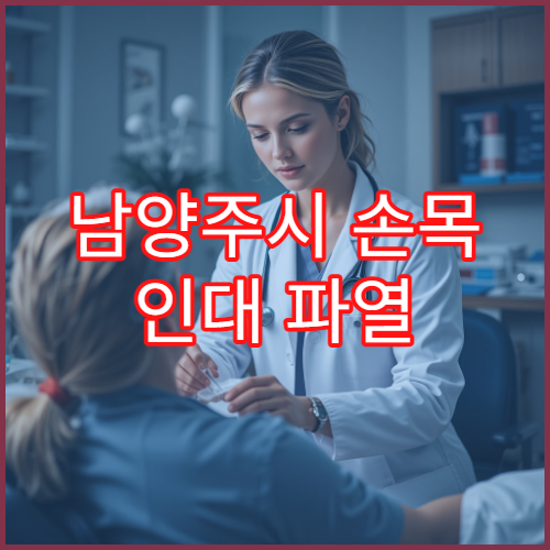 남양주시 손목 인대 파열 치료 수술·보존 정형외과 병원