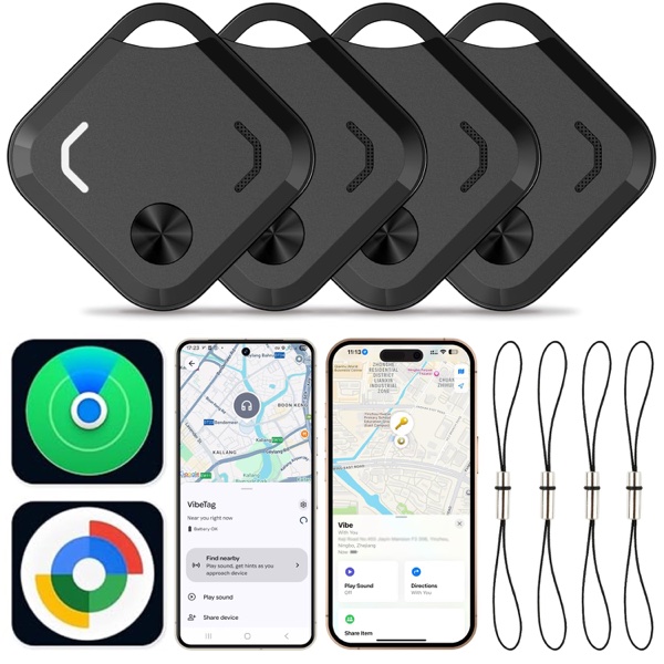 Reyke Smart Tag Pack de 4 Localizadores Económicos Find My