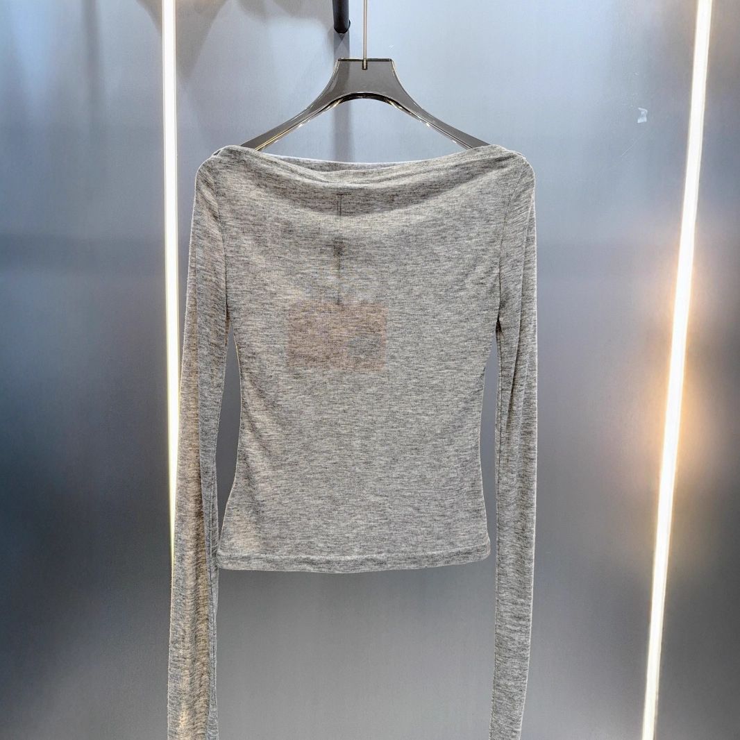 Women's knitted sweater, off-the-shoulder