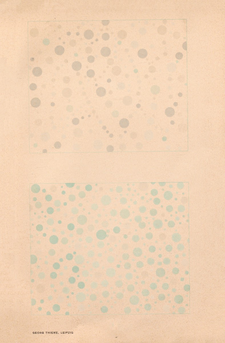Stillings pseudo isochromatic plates for testing color perception Pl28 1929