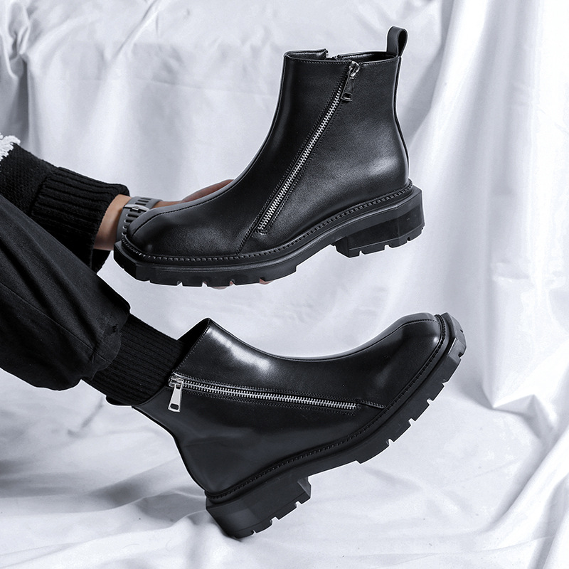 Men's Chelsea Boots 4512-R with Zipper