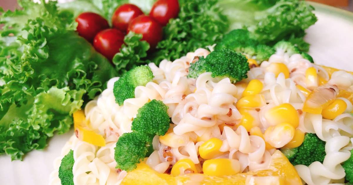 Nui trộn (Fusilli salad)