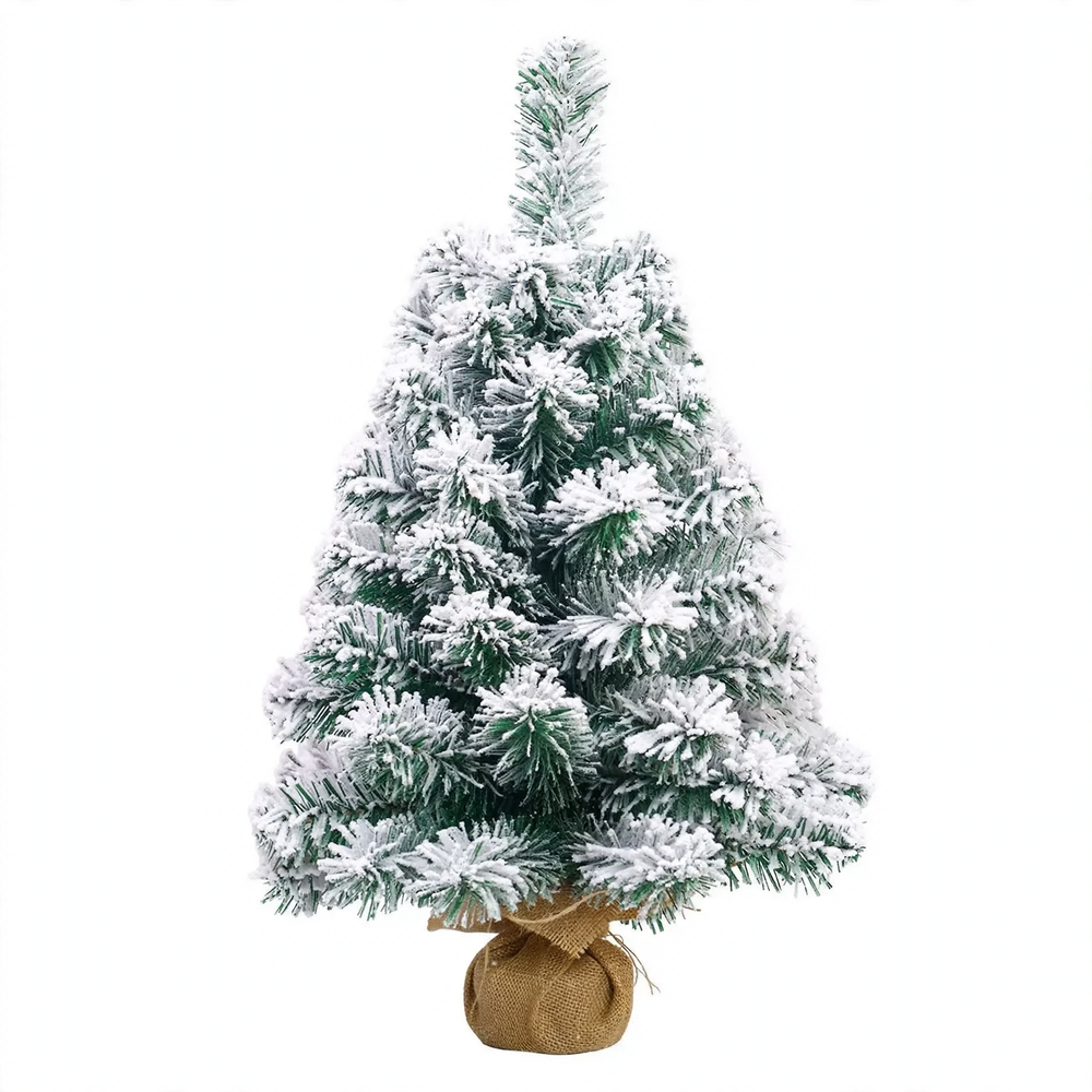 Artificial Mini Christmas Tree with Snow Effect
