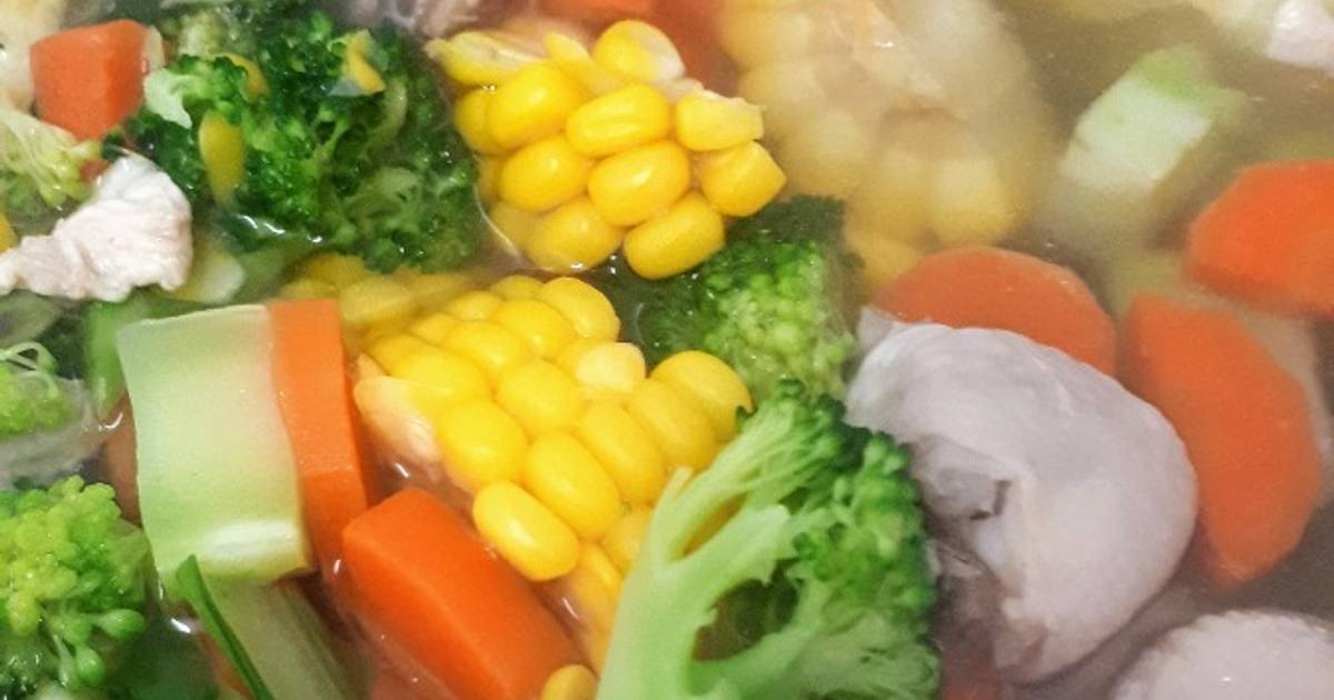 Soup gà rau củ cực kỳ dễ nấu