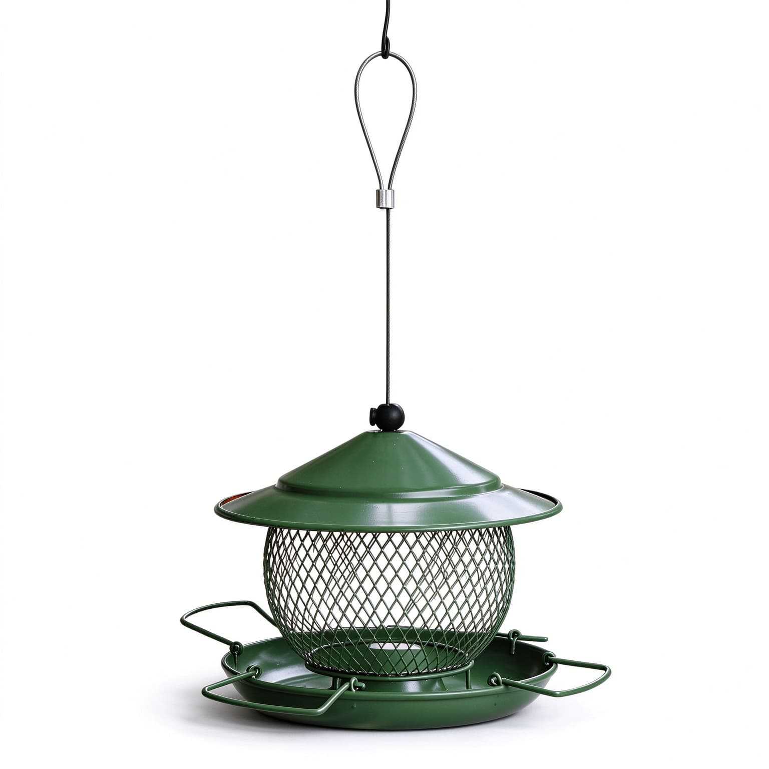 Bird feeder made of iron, hanging, weatherproof