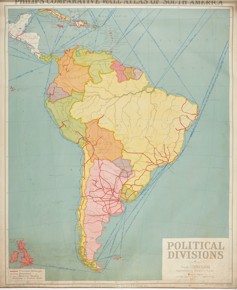 South America  Political Divisions 1914
