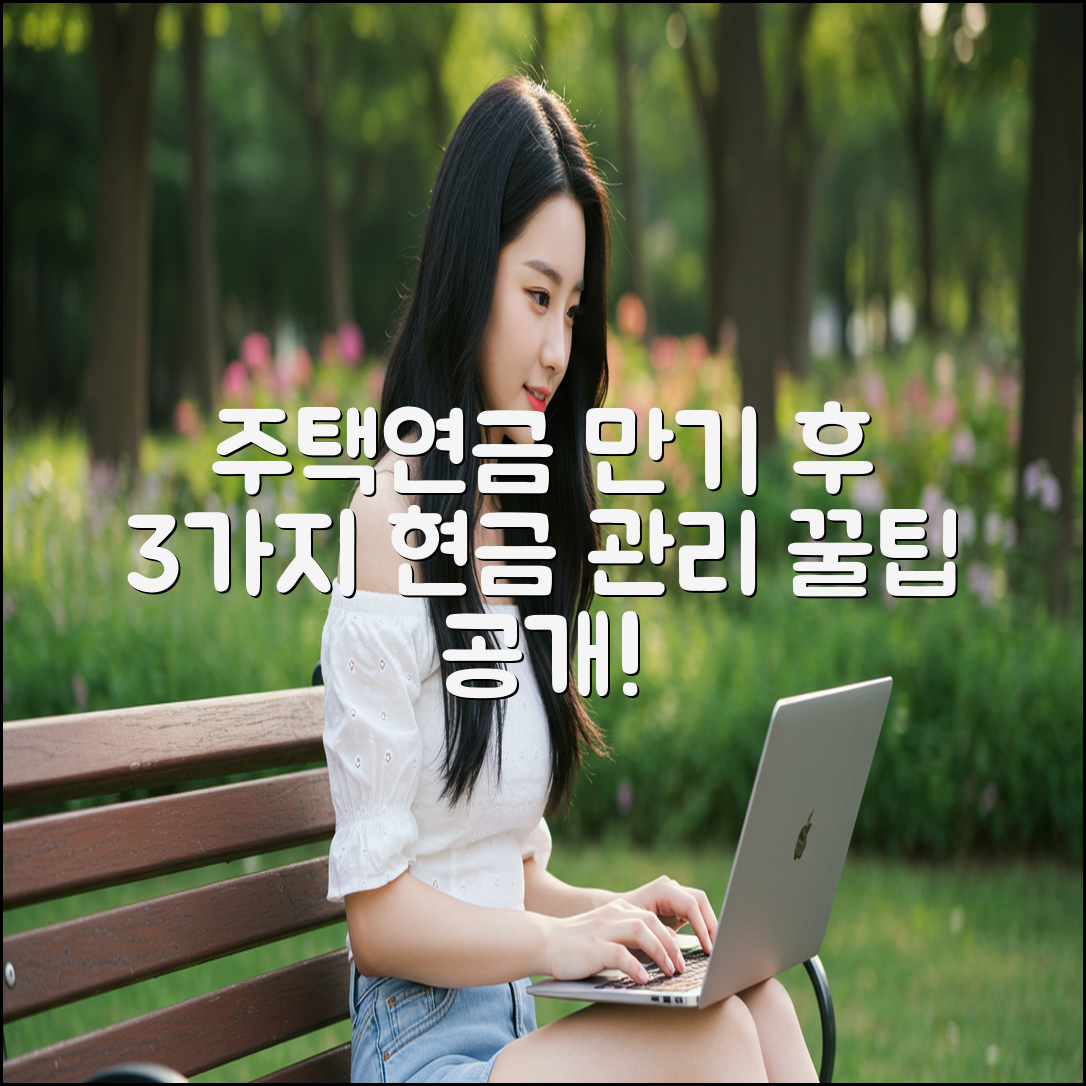 주택연금 만기 후 3가지 화폐 관리 전략