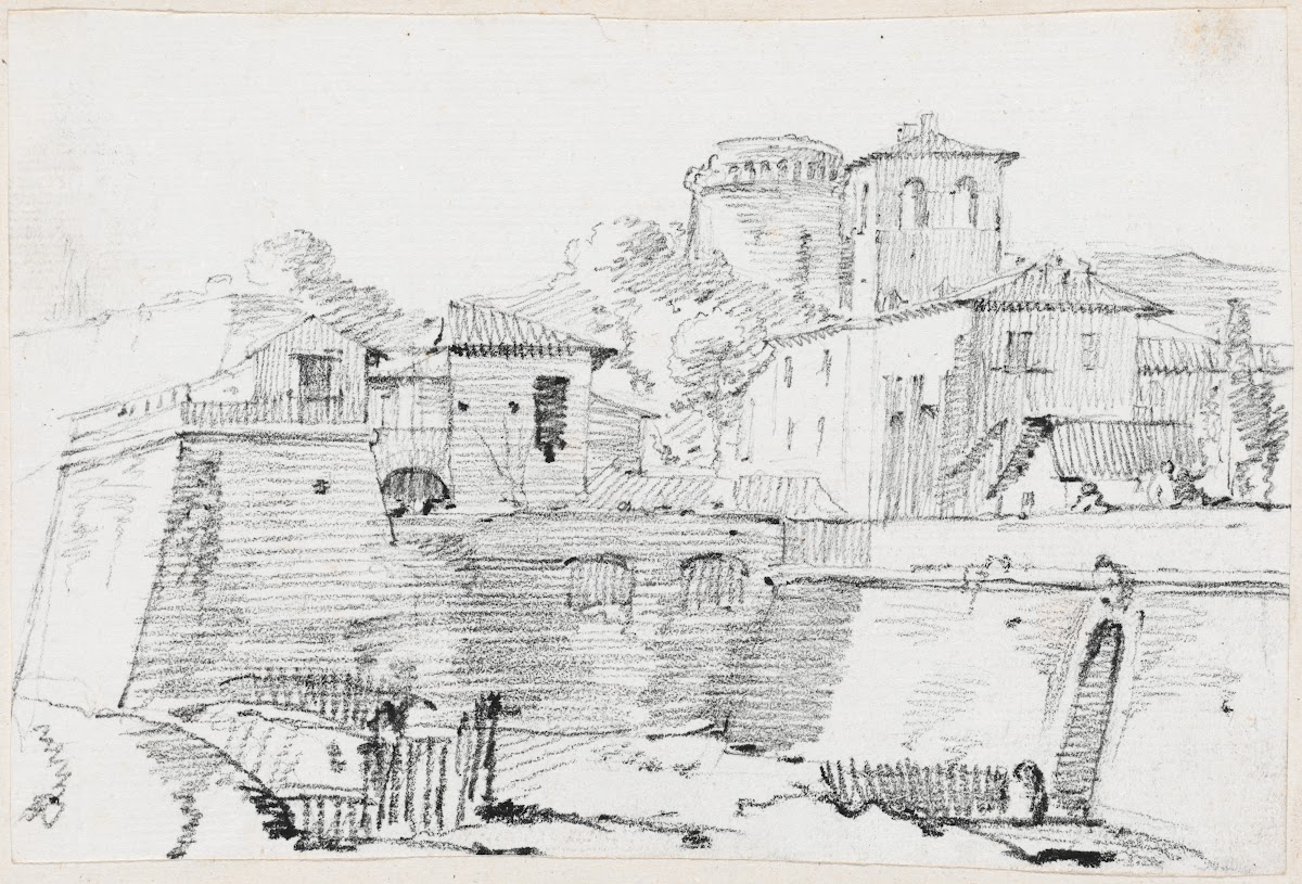 A Fortified Town in Italy 1744 1750