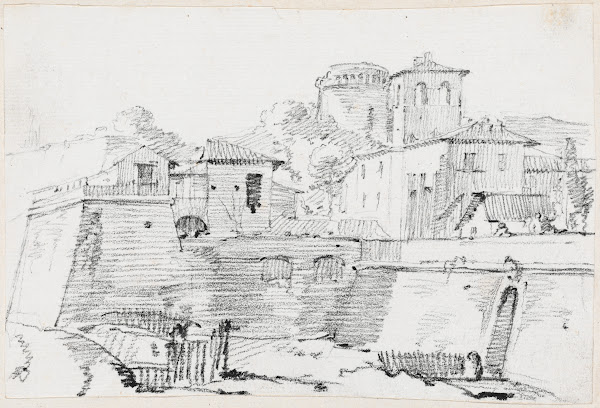 A Fortified Town in Italy 1744 1750
