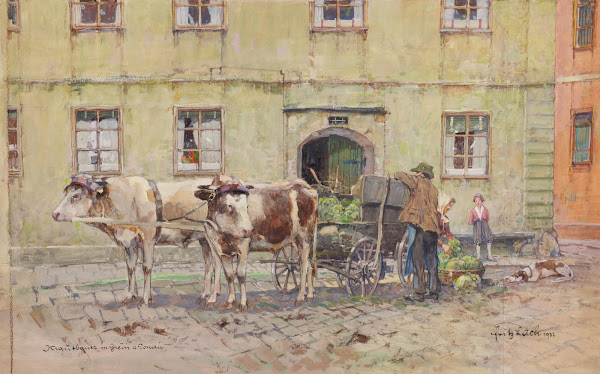 Krautbauer in Grein an der Donau 1932