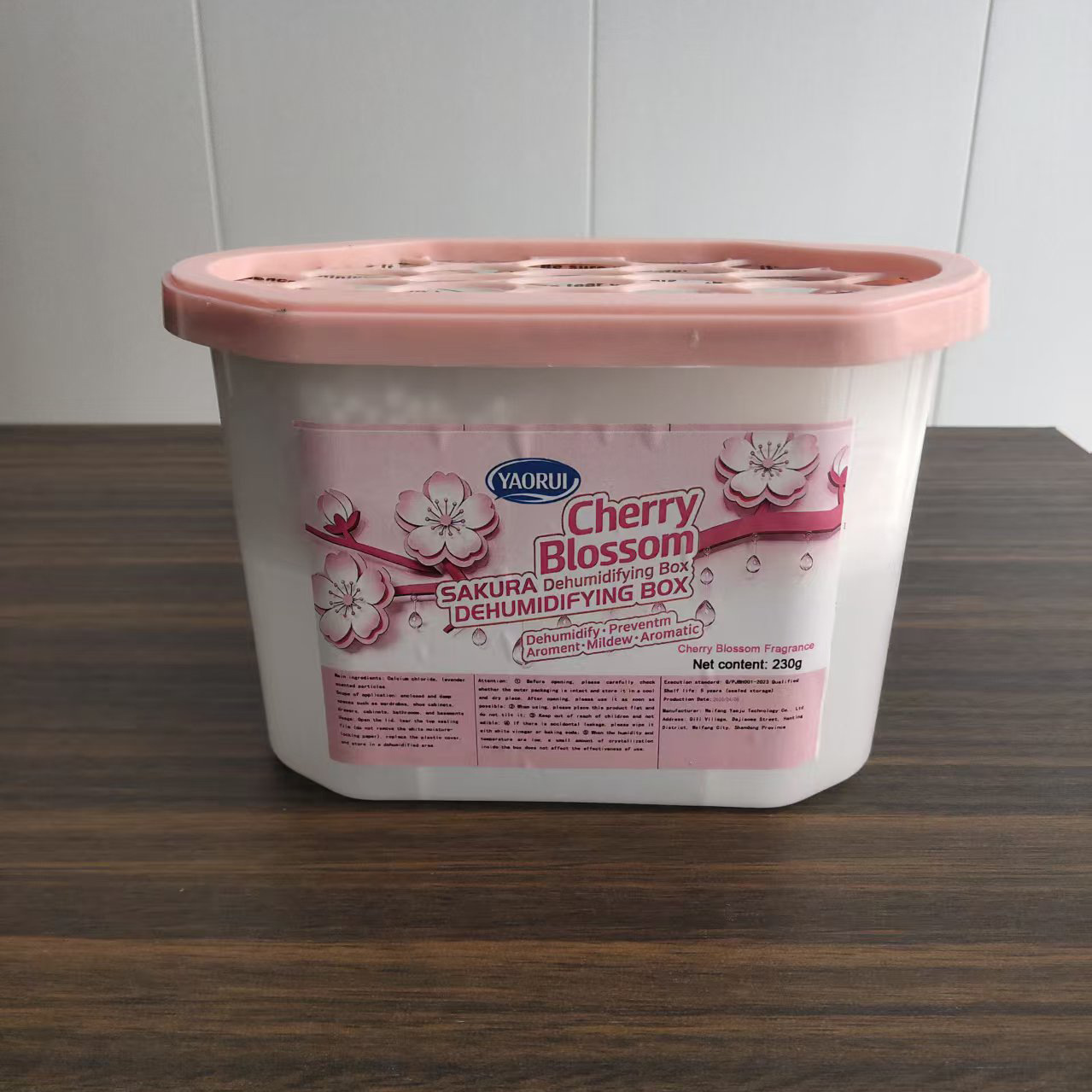 Moisture Absorber Box made of PP, 230g