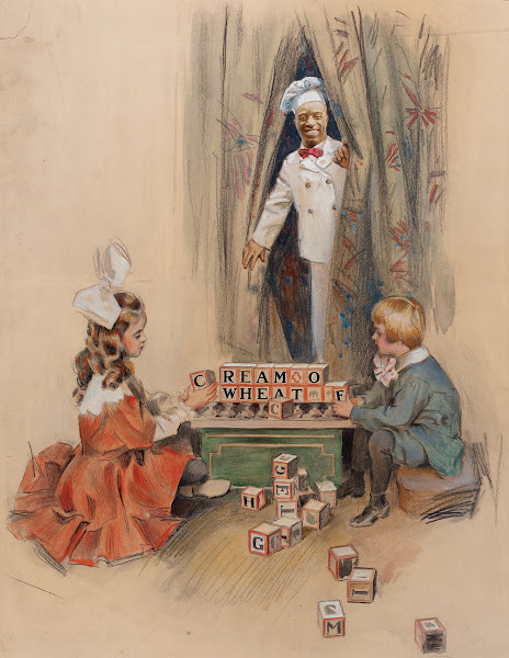 The Blocks Tells the Story Cream of Wheat advertisement circa 1908