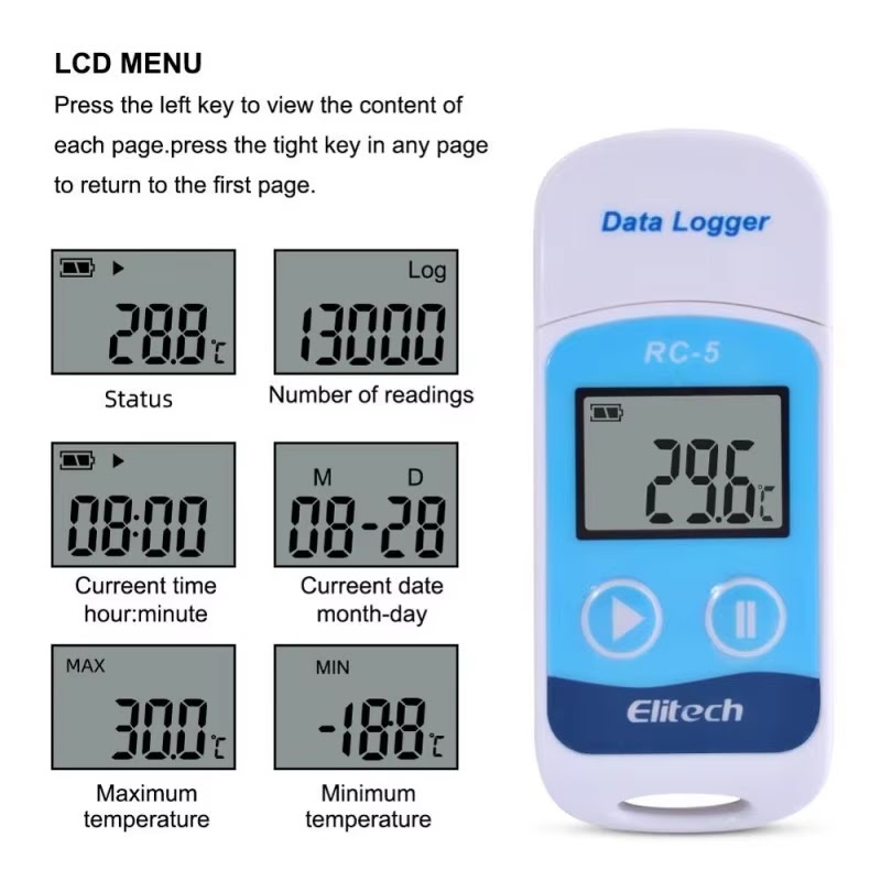 USB Temperature Recorder Cold Chain