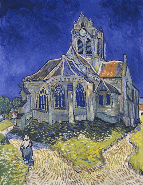 The Church in Auvers sur Oise View from the Chevet 1890