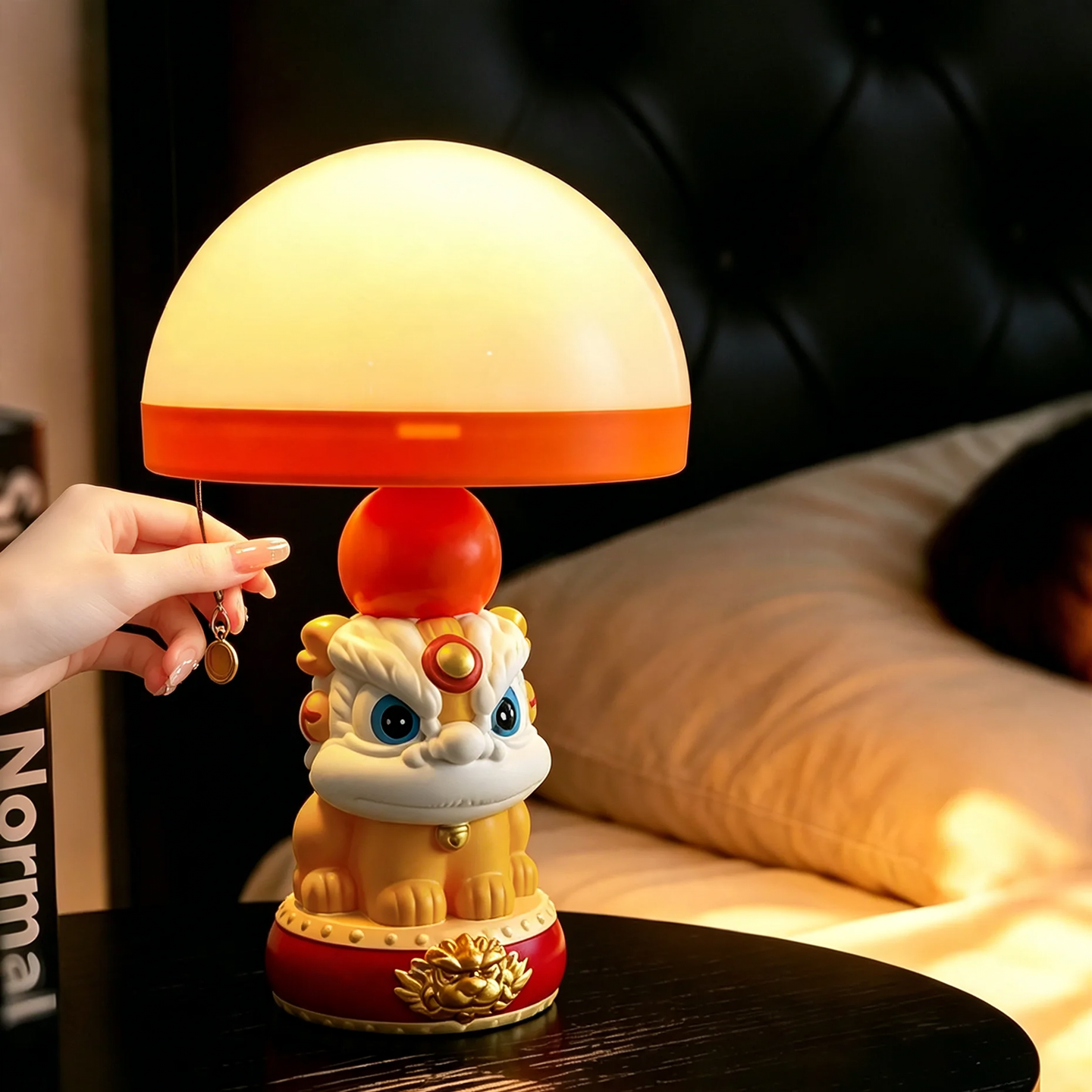 Lion Dance Night Light with Color Change