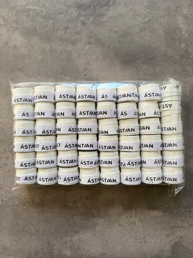 Cubregrips Ástian Super Tac lisos blancos – pack x 48