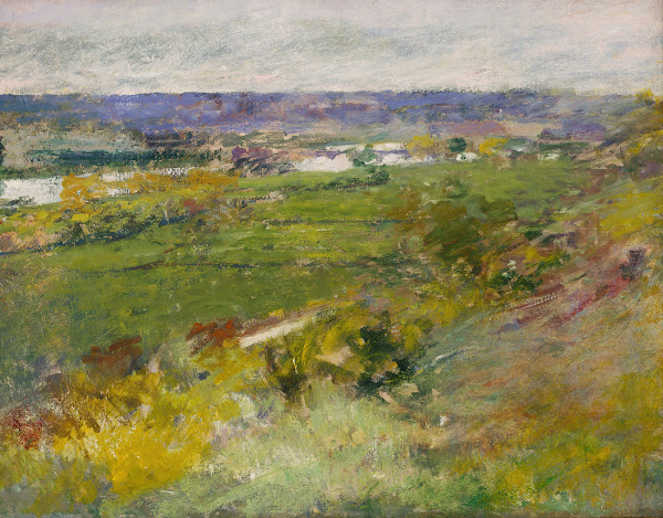 Etude pour Vallée de la Seine vue des hauteurs de Giverny 1892