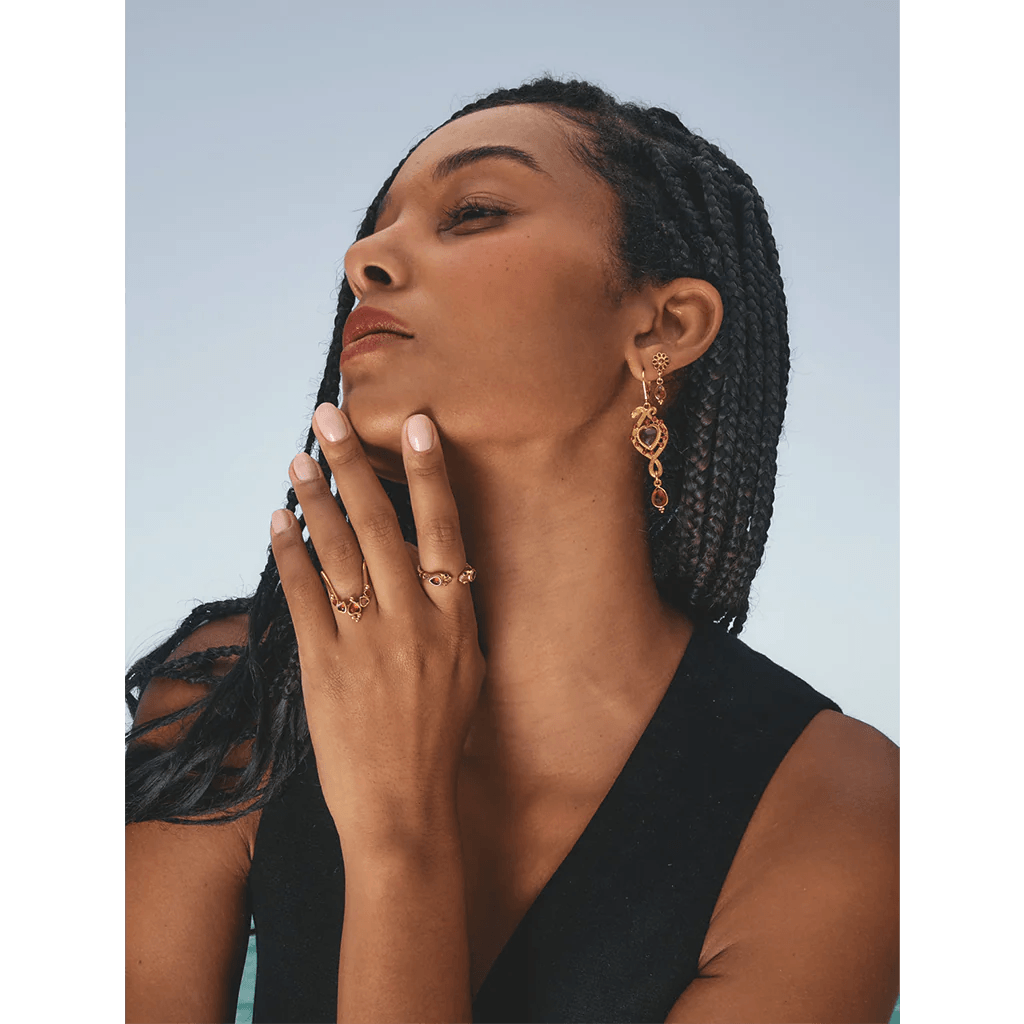 Серьги сердца Sisi