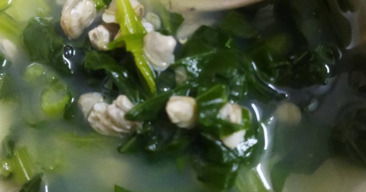 Canh cải nghêu