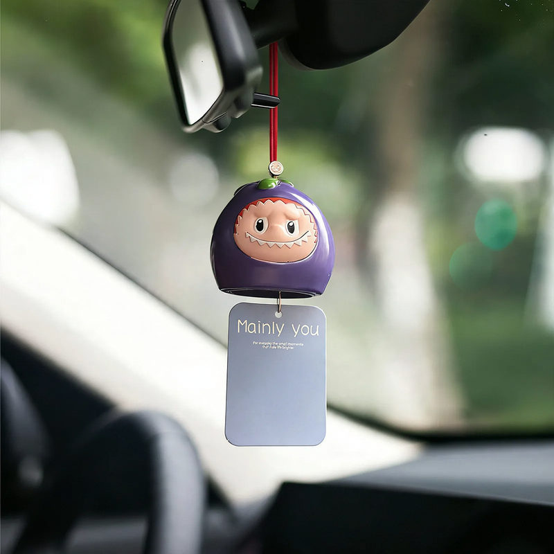 Scent pendant for rearview mirror with monster design
