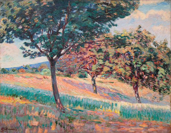 Verger à la lisiere dun bois à Saint Cheron 1893