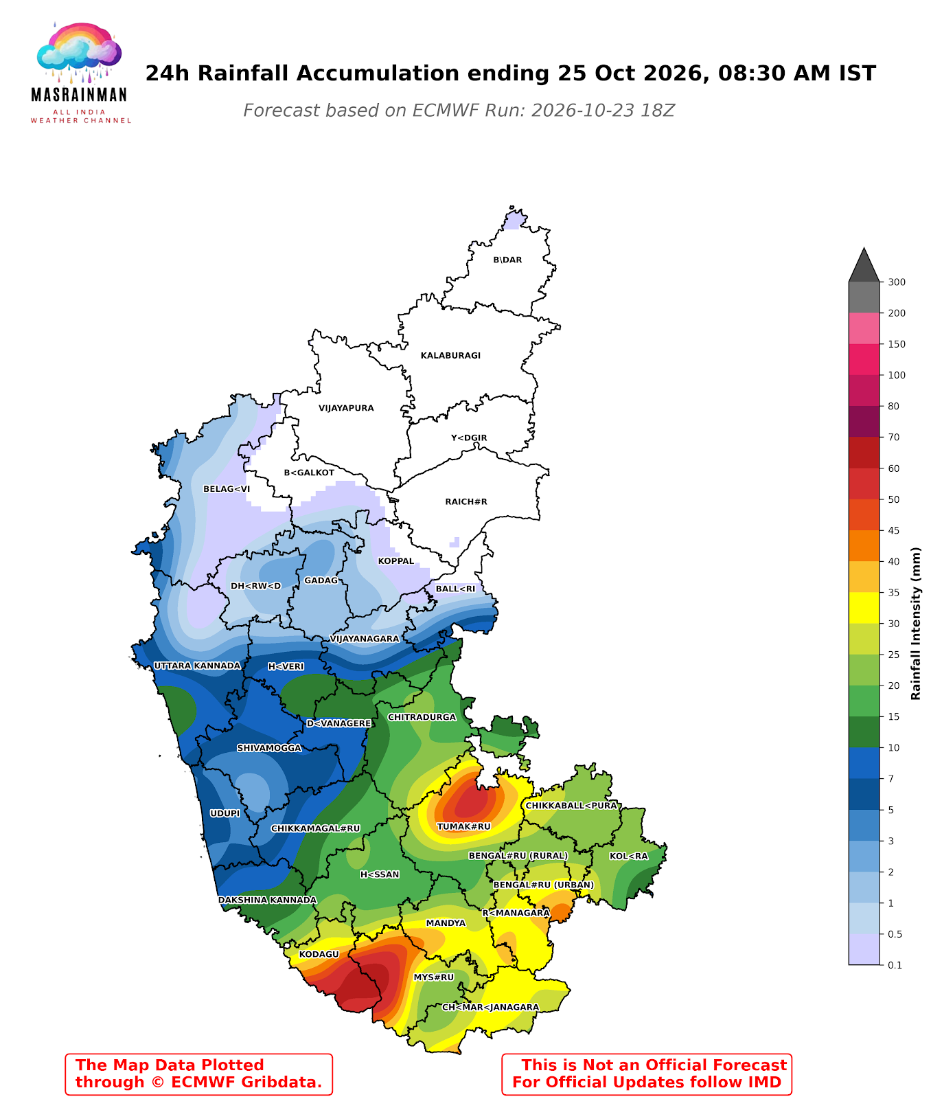 Karnataka - MasRainMan Weather