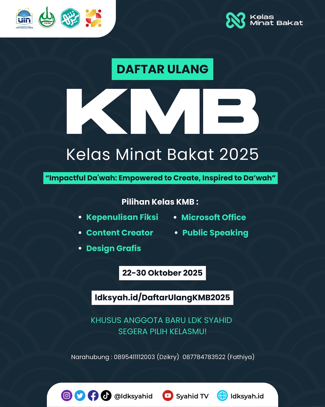 Daftar Ulang KMB 2025