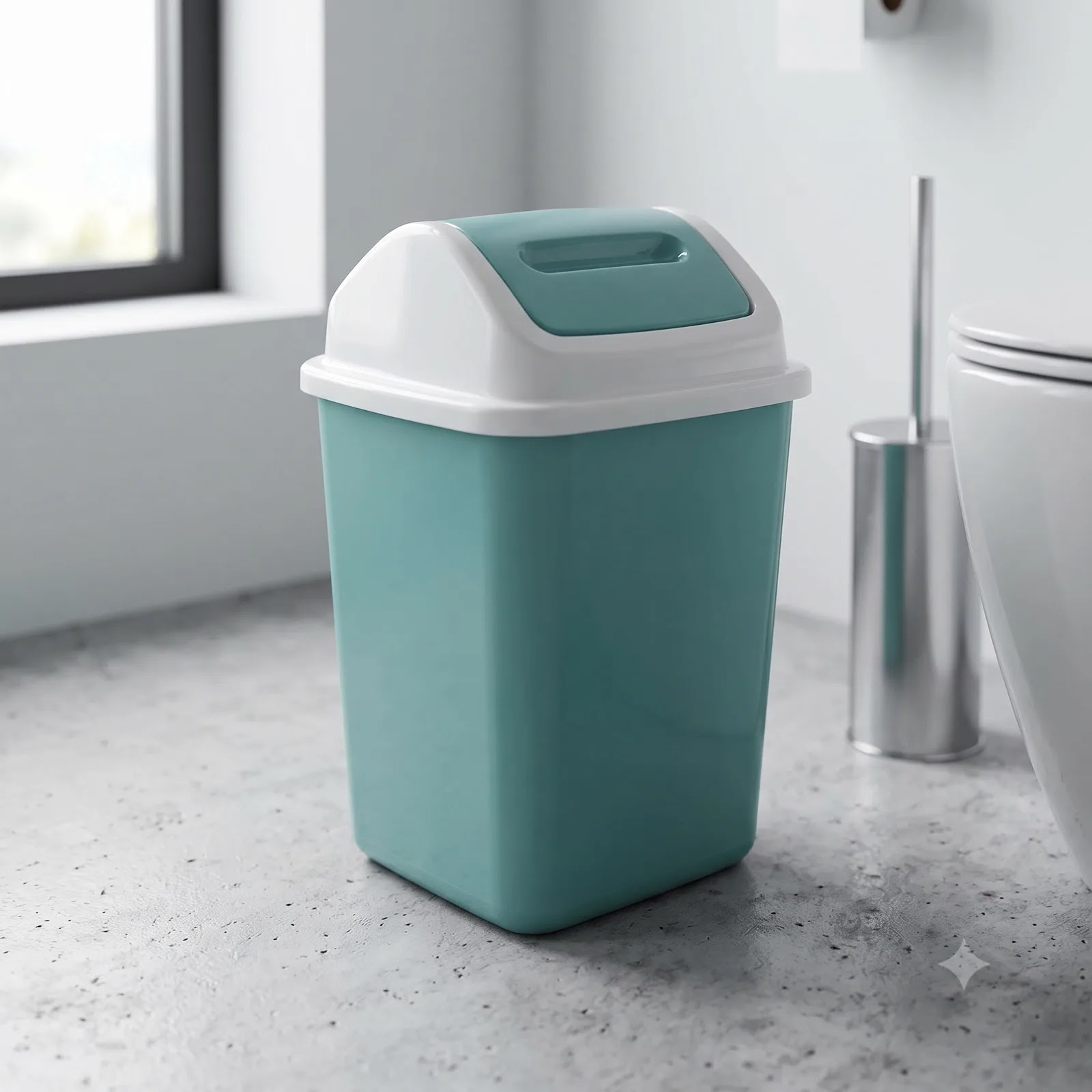 Recipiente De Residuo Vaivén Cuadrado 12l Color