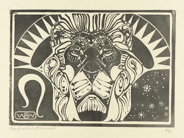Head of a lion Leo 1918 1919