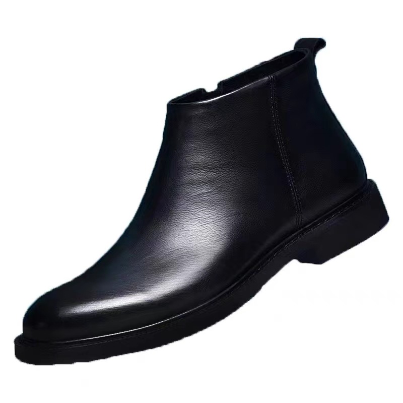 Men's Chelsea Boots, European Style, Round